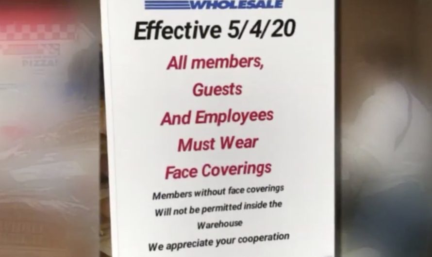 Costco要求所有购物者都戴口罩