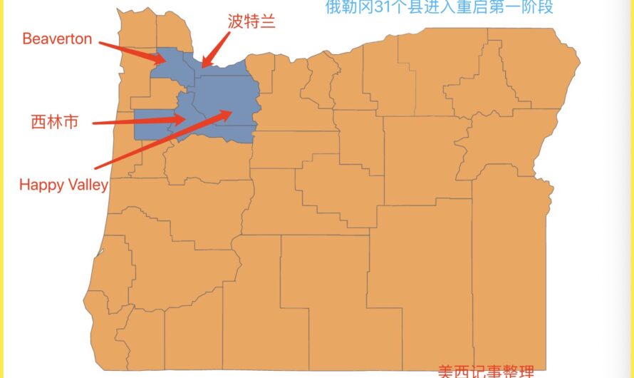 俄勒冈沸腾，晚间最终确定31个县明天重启！