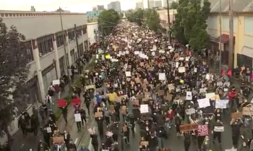 美国波特兰爆发内乱 示威者与警察激战