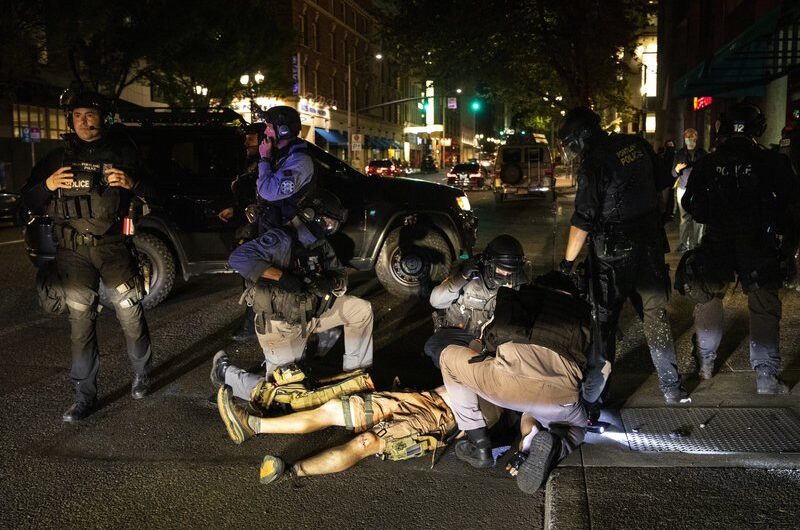 特朗普支持者与BLM冲突，特朗普支持者中枪死亡