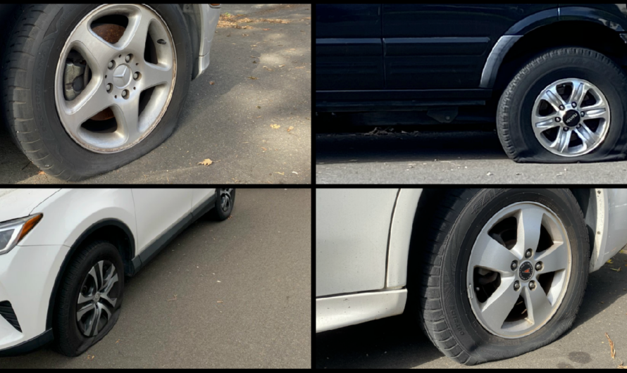 大量车轮被插爆！波特兰居民损失惨重