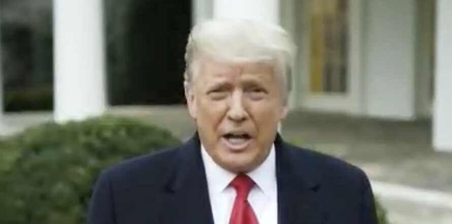 特朗普说他的任期即将结束