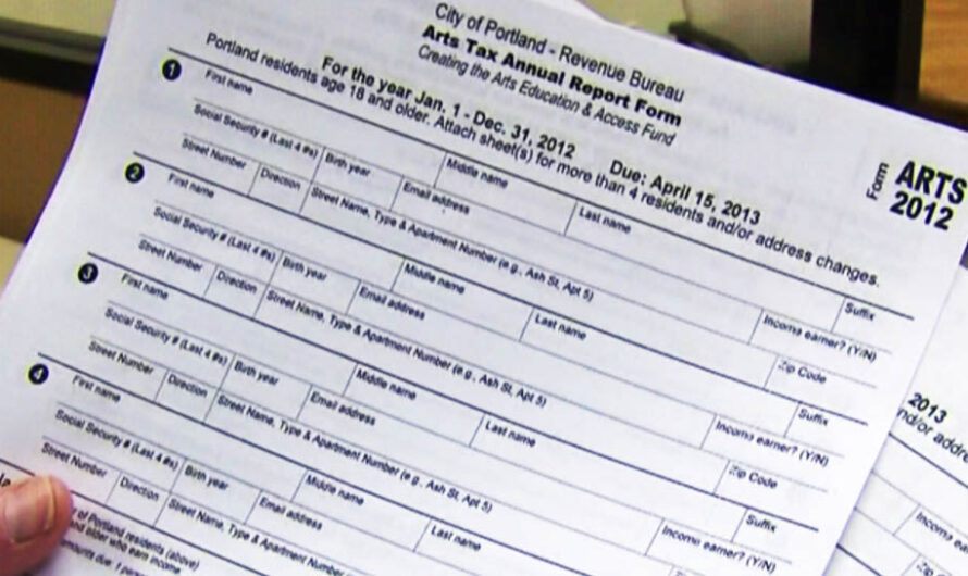 提醒：波特兰艺术税正在征收中