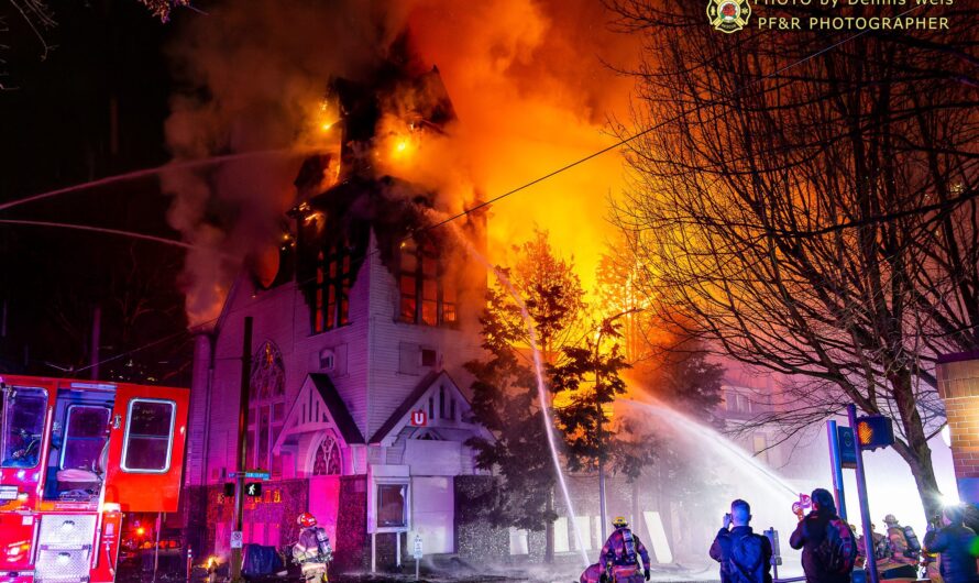 波特兰无家可归者放火烧了韩国人的教堂