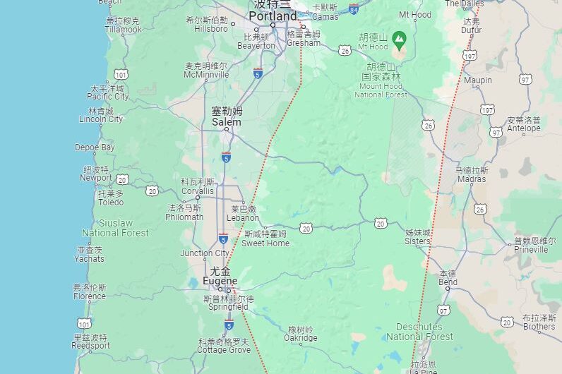 俄勒冈州和华盛顿州遭雷劈超过7000次！