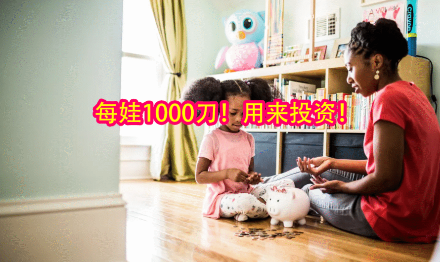 联邦为未来几年出生的孩子派发1000美元投资！