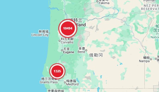 波特兰东北区突发停电！超过1.5万用户受影响