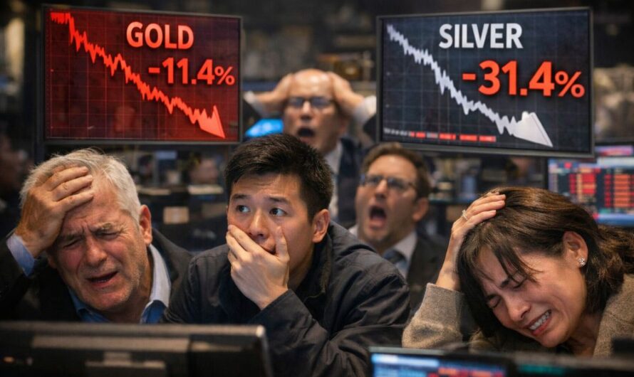 全球大崩盘！黄金白银遭遇46年来最惨屠杀！