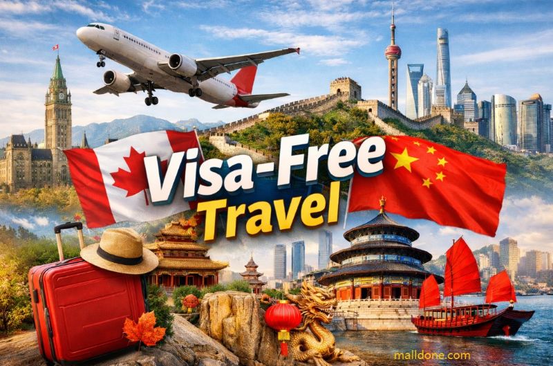 加拿大人即将享受赴华免签待遇！